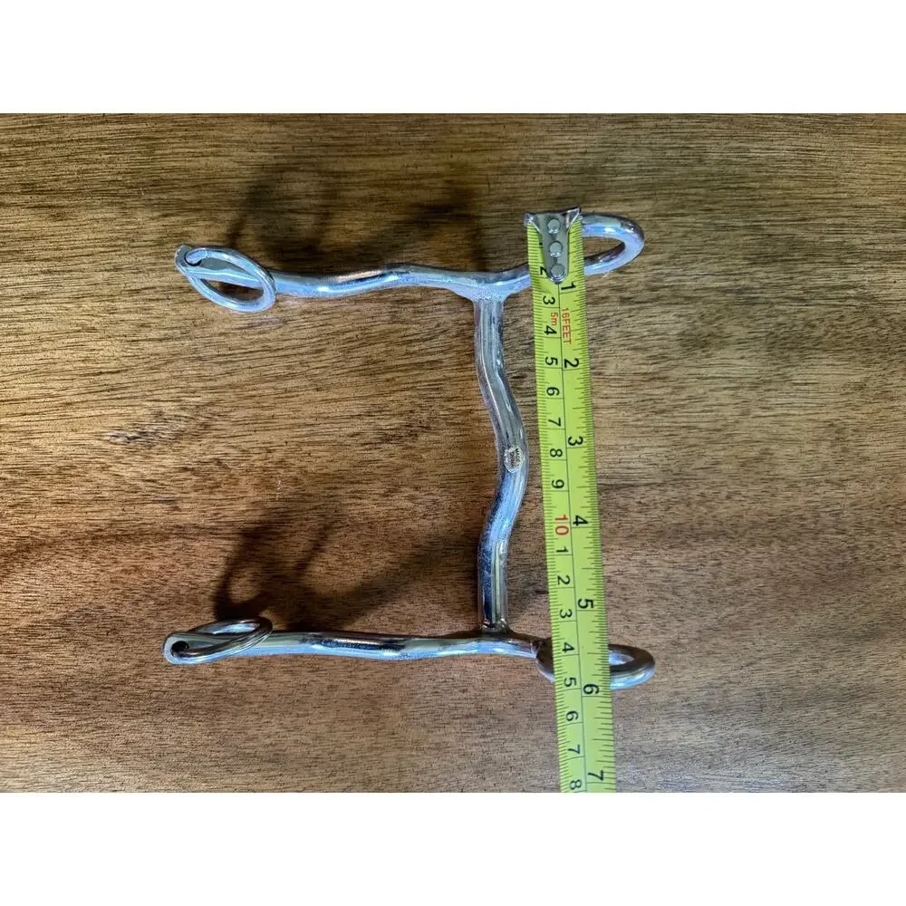 Western S-Shank Horse Bit 5-Inch Low Port Curb